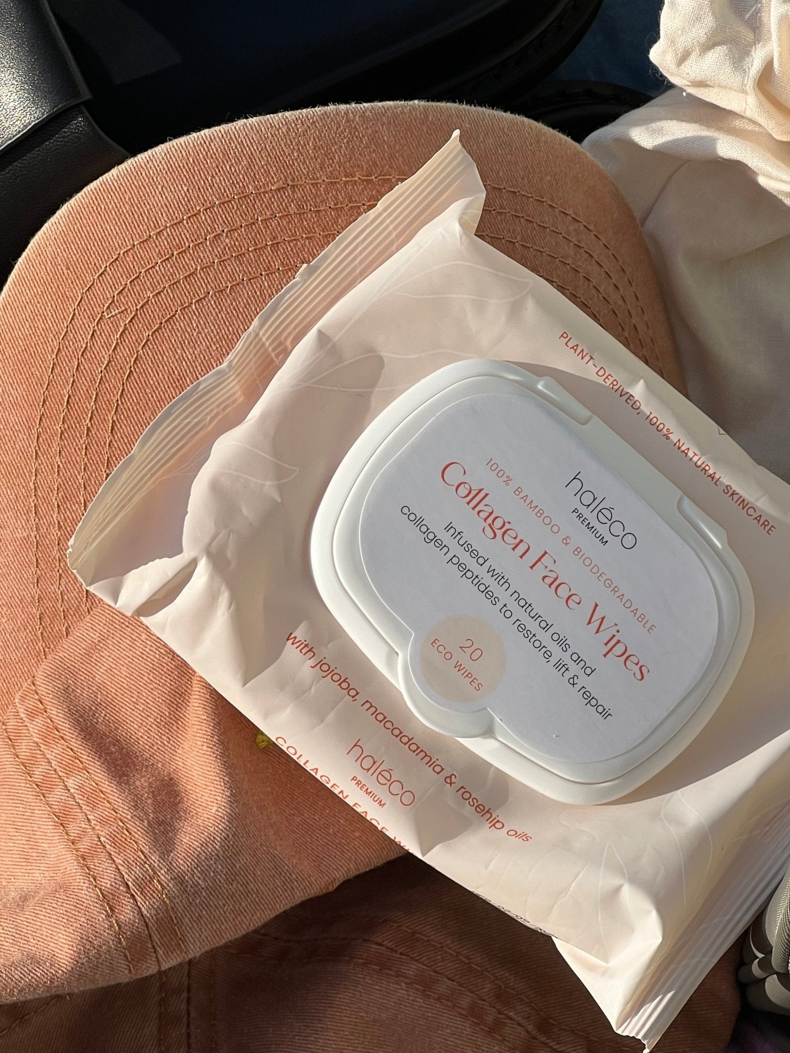 Haléco by Luvme 20pk Bamboo Collagen Face Wipes | 8 PACKS - shop_name Wipes