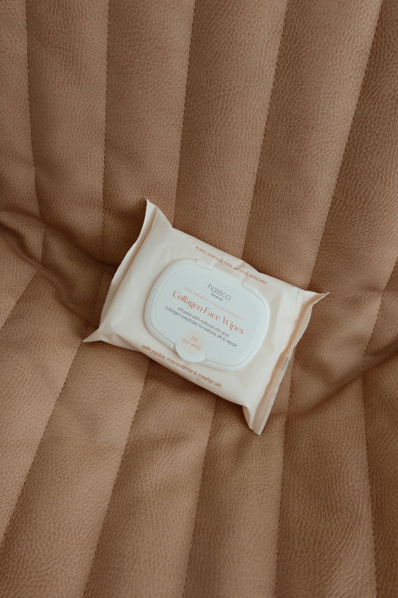 Haléco by Luvme 20pk Bamboo Collagen Face Wipes | 8 PACKS - shop_name Wipes