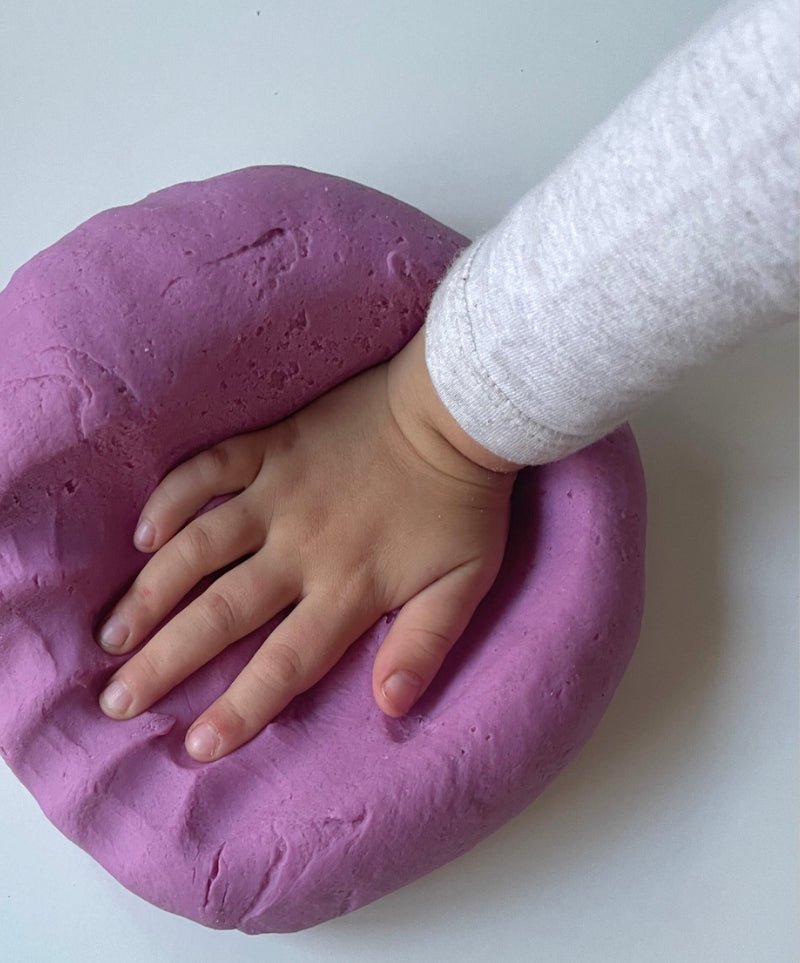 Easy + Natural Blueberry Play-dough Recipe - Luvme